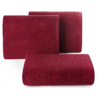Eurofirany Ręcznik Gładki 1 50x100 bordowy 400g/m2 frotte
