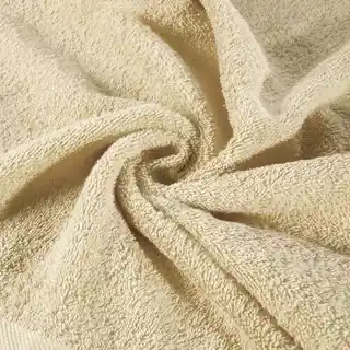 Eurofirany ręcznik gładki 2 50x90 cm beżowy 500g