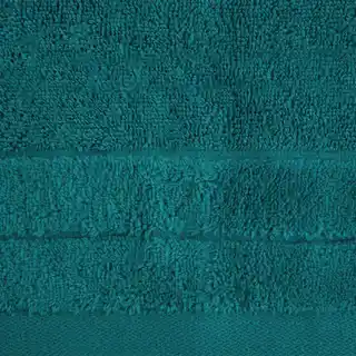 Eurofirany Ręcznik z bawełny DAMLA klasyczny ciemnoturkusowy 50x90cm turkusowy