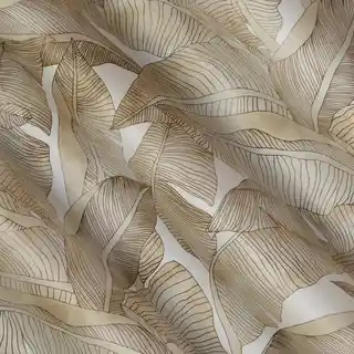 Eurofirany Zasłona Samira 140 x 250 cm Biało-beżowy