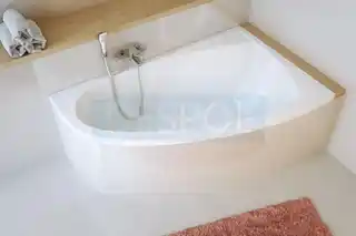 Excellent Aquaria Comfort 150x95 Wanna asymetryczna biała prawa