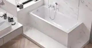 Excellent Aquaria Wanna prostokątna 170x75 Biała
