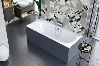 Excellent Oceana Slim wanna prostokątna 170x75 biała
