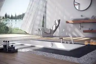 Excellent Pryzmat Slim Wanna prostokątna 170x75 Biała