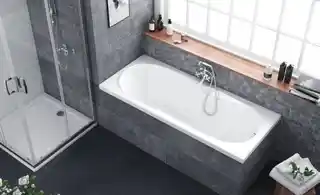 Excellent Sekwana wanna prostokątna 170x75 biała