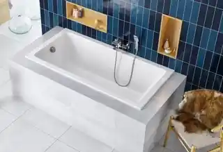 Excellent Wave Slim wanna prostokątna 130x70 biała WAEX.WAV13WHS