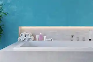 Excellent Wave Slim wanna prostokątna 150x70 biała