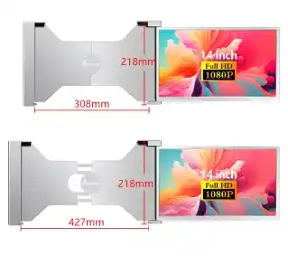 Extralink Smart Life S14 1-Screen 14 Full HD IPS 60Hz do laptopa 14 do 17 Monitor LED