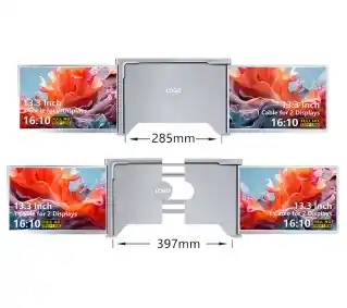 Extralink Smart Life S350 2-Screen 13,3 Full HD IPS 60Hz do laptopa 13,3 do 17,3 Monitor LED