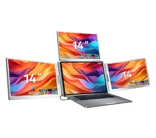 Extralink Smart Life S780 3-Screen 14 Full HD IPS 50Hz do laptopa 12 do 18,5 Monitor LED