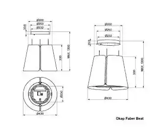 Faber Beat BK czarny okap