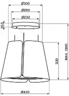 Faber okap wyspowy Beat DG matowy, stal nierdzewna, 60 cm, sterowanie dotykowe, oświetlenie LED, klasa energetyczna A++