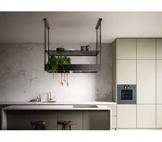 Falmec Circle.Tech Spazio Isola Okap wyspowy 130 cm czarny mat CZPI30.E0P7