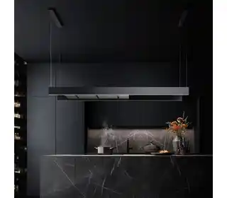 Falmec Design+ Light Isola Okap wyspowy 180 cm czarny CLTI80.E0P2