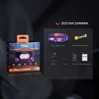 Fenix Latarki czołowe HM65R-T V2.0 nebula