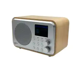 Ferguson i101 Radio FM DAB+ Internetowe Bluetooth Srebrno-brązowy Radioodbiornik