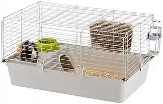 Ferplast 57054070 domek na świnki morskie, 77 x 48 x wys. 42 cm