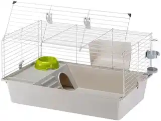 Ferplast 57054070 domek na świnki morskie, 77 x 48 x wys. 42 cm