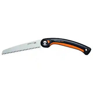 Fiskars 1067553 piła składana SW69, ostrze stalowe, ergonomiczny uchwyt, kompaktowa, lekka