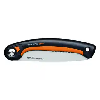 Fiskars 1067553 piła składana SW69, ostrze stalowe, ergonomiczny uchwyt, kompaktowa, lekka