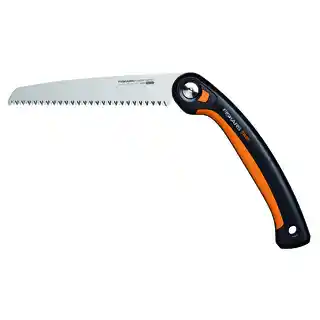 Fiskars 1067553 piła składana SW69, ostrze stalowe, ergonomiczny uchwyt, kompaktowa, lekka