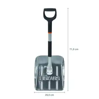Fiskars Łopatka ogrodowa 1000740 stalowa rękojeść ergonomiczna szeroka głowica lekkie wykonanie