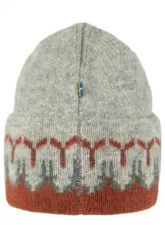 Fjallraven Czapka zimowa vik Path Knit Beanie autumn leaf/grey