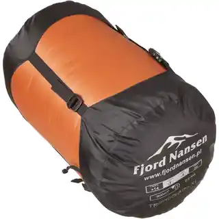 Fjord Nansen Trondeland XL śpiwór, prawy, syntetyczny, 3 sezon, wypełnienie poliester, kolor szary