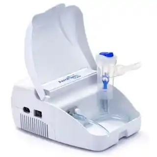 Aeroflaem inhalator pneumatyczny tłokowy, inhalator tłokowy, urządzenie do inhalacji, medyczny, profesjonalny, bezpieczny, dla dorosłych i dzieci