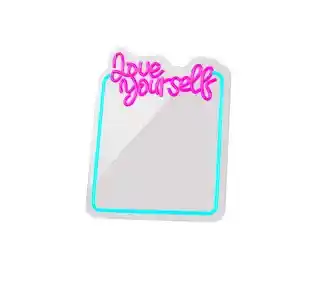 Forever Mirror LED Love yourself FMNE01 22lm Neon