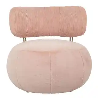 Fotel Low Teddy Pink różowy HE510X-3 King Home