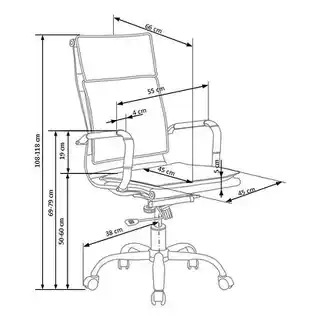 Fotel obrotowy MANTUS czarny skórzany Halmar, ergonomiczny, regulacja wysokości, podłokietniki, nowoczesny design