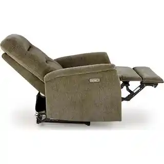 Fotel rozkładany elektryczny wypoczynkowy Jamal oliwkowy Halmar