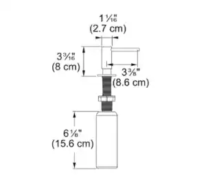 Franke Dozownik do mydła Atlas 112.0717.104 Miedziany