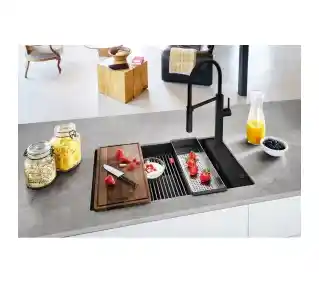 Franke Kanon KNG 110-62 Fragranite Czarny Zlewozmywak prostokątny