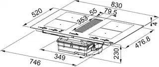 Franke studio 340.0705.226 FMY 8391 HI Czarne szkło