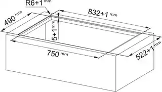 Franke Studio 340 0705 337 FMA 8381RHI płyta elektryczna czarne szkło, model minimal, Franke