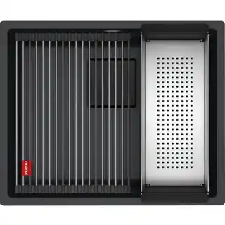 Franke Zlewozmywak jednokomorowy Kanon KNG 110-52 125.0740.835 Onyx 56x46