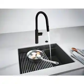 Franke Zlewozmywak jednokomorowy Kanon KNG 110-52 125.0740.835 Onyx 56x46