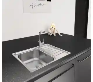 Franke Zlewozmywak jednokomorowy z ociekaczem Spark SKN 611-62/50 101.0712.223 Stalowy 50x62