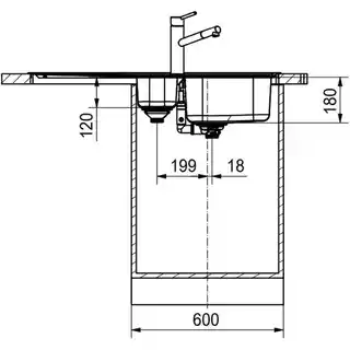 Franke Zlewozmywak Smart SRX 651-100 101.0368.322 Stalowy