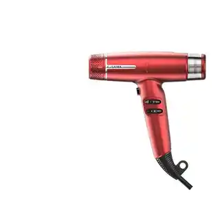 GA.MA IQ Perfetto Lite, super lekka suszarka 294g , czerwona, 1600W
