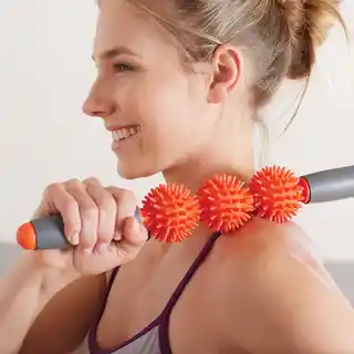 Gaiam Masażer do ciała z ruchomymi piłkami wypustkami 58255