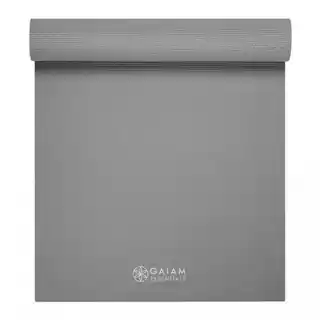 Gaiam Mata Do Jogi 6 mm Z Paskiem Szara Essentials 63317