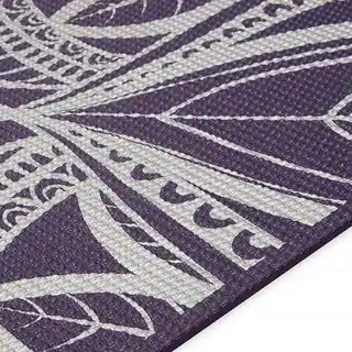 Gaiam mata do jogi aubergine medallion 173x61cm 6mm