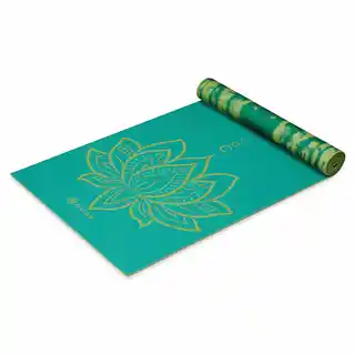 Gaiam Mata Do Jogi Dwustronna Turquoise Lotus 6 mm 62344
