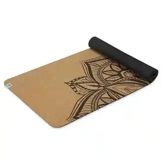 Gaiam mata do jogi printed cork mandala 173x61 cm, 5 mm grubości