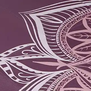 Gaiam Składana mata do jogi Cranberry 2 mm 63640