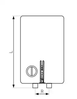 Galmet Elektryczny pojemnościowy ogrzewacz wody nadumywalkowy 10 L FOX