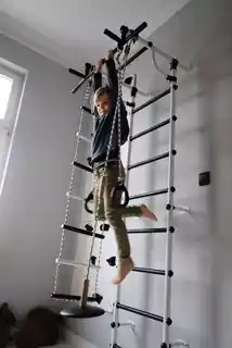 Gamma Drabinka gimnastyczna metalowa czerwona Plus